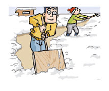 대설시 외출에 대한 이미지